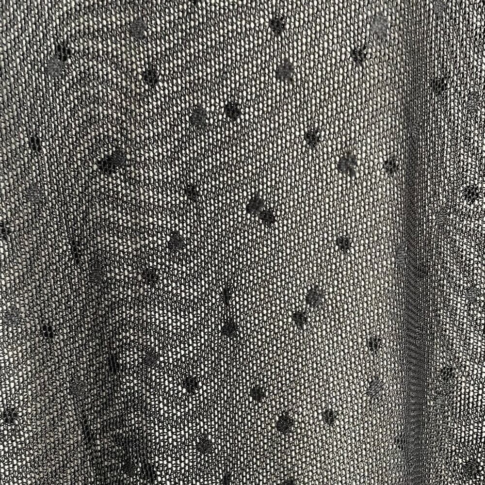 Ten Sixty Sherman Black Sheer Swiss Dot Top size Medium - Picture 4 of 9